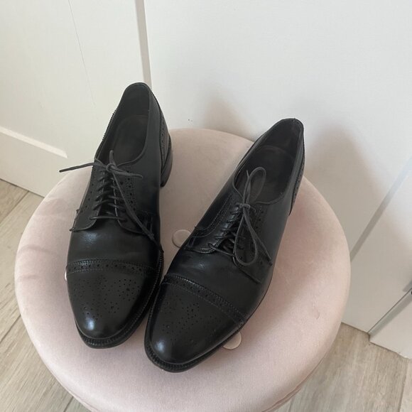 Allen Edmonds Men\'s Black Lace Up Oxford Dress Shoes Size 9.5 main image 7